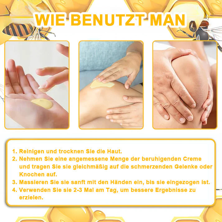 Offizieller Shop: 🔆🔆Aetheris™ Bienengift Sofortige Ultra Starke Schmerztherapie-Creme - (Bietet Schmerzlinderung bei Arthritis, Muskel-, Rücken-, Knie-, Schulter-, Hüft-, Handgelenks- und Handschmerzen)